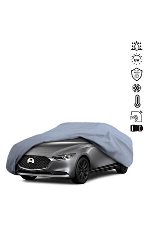 Mazda 3 3 Sedan (2014-2018) Miflonlu Su Geçirmez Oto Branda Uv Koruyuculu