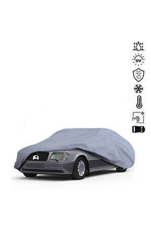Mercedes Benz E S124 Araba Brandası Miflonlu Su Geçirmez Araba Brandası Uv Koruyuculu