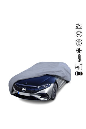 Mercedes Benz Eqs Araba Brandası Miflonlu Su Geçirmez Araba Brandası Uv Koruyuculu