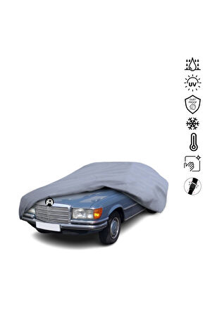 Mercedes Benz S W116 Araba Brandası Miflonlu Su Geçirmez Araba Brandası Uv Koruyuculu
