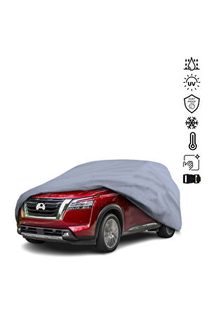 Nissan Pathfinder 5 (2021-) Araba Brandası Miflonlu Su Geçirmez Araba Brandası Uv Koruyuculu