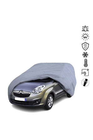 Opel Combo Tour D (2012-2017) Araba Brandası Miflonlu Su Geçirmez Araba Brandası Uv Koruyuculu