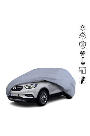 Opel Mokka X (2016-2019) Araba Brandası Miflonlu Su Geçirmez Araba Brandası Uv Koruyuculu