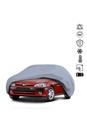 Peugeot 106 (1996-2003) Araba Brandası Miflonlu Su Geçirmez Araba Brandası Uv Koruyuculu