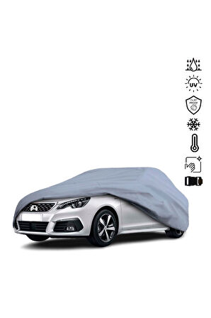 Peugeot 308 Sw 2 (2013-2021) Miflonlu Su Geçirmez Oto Branda Uv Koruyuculu