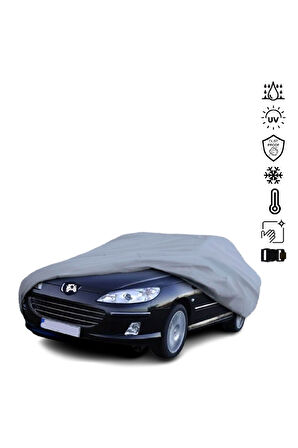 Peugeot 407 Sw (2006-2008) Miflonlu Su Geçirmez Oto Branda Uv Koruyuculu