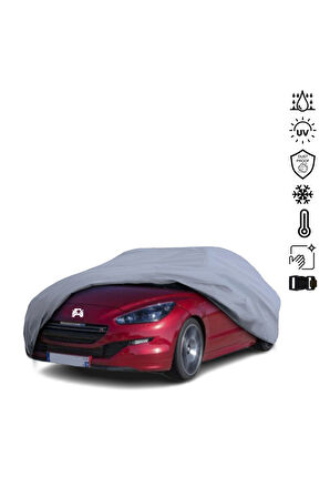 Peugeot Rcz (2013-2015) Araba Brandası Miflonlu Su Geçirmez Araba Brandası Uv Koruyuculu