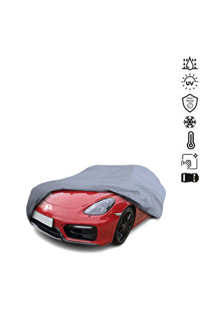 Porsche Boxster 981 (2012-2016) Araba Brandası Miflonlu Su Geçirmez Araba Brandası Uv Koruyuculu