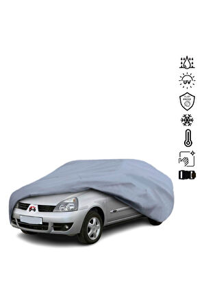 Renault Clio Symbol Sedan (1999-2002) Miflonlu Su Geçirmez Oto Branda Uv Koruyuculu