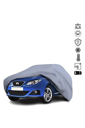 Seat Ibiza 4 Hatchback (2008-2017) Araba Brandası Miflonlu Su Geçirmez Dış Ortam Araba Brandası