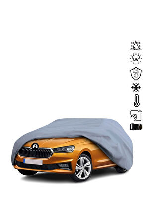 Skoda Fabia 4 Hatchback (2021-) Miflonlu Su Geçirmez Oto Branda Uv Koruyuculu