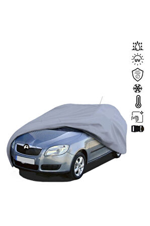 Skoda Fabia Station Wagon (1999-2007) Araba Brandası Miflonlu Su Geçirmez Dış Ortam Araba Brandası