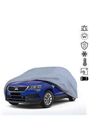 Skoda Karoq Miflonlu Su Geçirmez Oto Branda Uv Koruyuculu