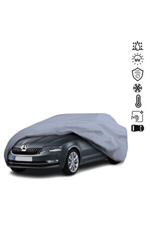 Skoda Octavia 3 (2013-2019) Araba Brandası Miflonlu Su Geçirmez Araba Brandası Uv Koruyuculu