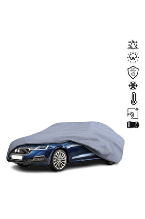 Skoda Octavia 4 (2019-) Araba Brandası Miflonlu Su Geçirmez Araba Brandası Uv Koruyuculu