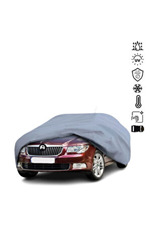 Skoda Superb 2 Sedan (2008-2015) Miflonlu Su Geçirmez Oto Branda Uv Koruyuculu