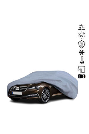 Skoda Superb 3 Station Wagon (2015-) Miflonlu Su Geçirmez Oto Branda Uv Koruyuculu