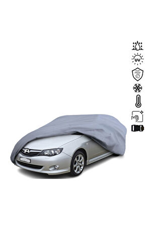 Subaru Impreza 3 Hatchback (2007-2011) Araba Brandası Miflonlu Su Geçirmez Dış Ortam Araba Brandası