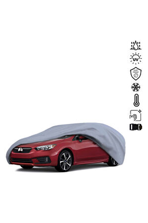 Subaru Impreza 5 Sedan (2016-) Araba Brandası Miflonlu Su Geçirmez Araba Brandası Uv Koruyuculu