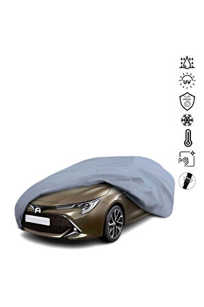 Toyota Auris 3 (2018-) Miflonlu Su Geçirmez Oto Branda Uv Koruyuculu