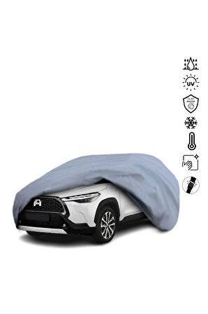 Toyota Corolla Cross (2020-) Miflonlu Su Geçirmez Oto Branda Uv Koruyuculu