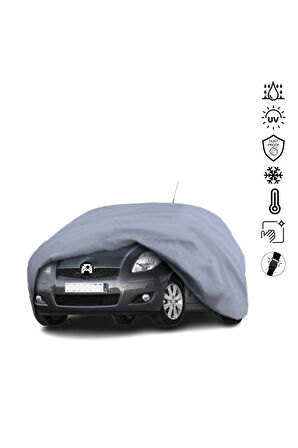 Toyota Yaris 2 (2005-2011) Araba Brandası Miflonlu Su Geçirmez Araba Brandası Uv Koruyuculu