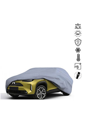 Toyota Yaris Cross (2020-) Araba Brandası Miflonlu Su Geçirmez Araba Brandası Uv Koruyuculu
