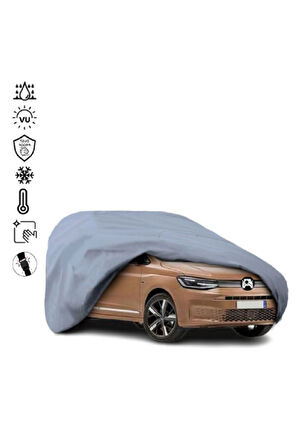 Volkswagen Caddy 3 (2003-2010) Araba Brandası Miflonlu Su Geçirmez Araba Brandası Uv Koruyuculu
