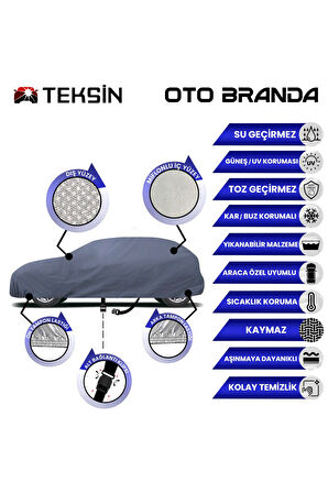 Volkswagen Golf 7 (2012-2020) Miflonlu Su Geçirmez Oto Branda Uv Koruyuculu