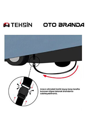 Volkswagen Golf 7 (2012-2020) Miflonlu Su Geçirmez Oto Branda Uv Koruyuculu