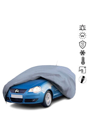 Volkswagen Polo 4 9n (2001-2009) Miflonlu Su Geçirmez Oto Branda Uv Koruyuculu