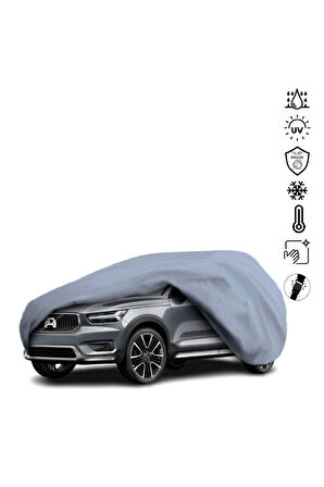 Volvo Xc40 Miflonlu Su Geçirmez Oto Branda Uv Koruyuculu