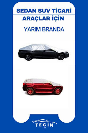 Toyota  Highlander 2007 - 2013 SUV Uyumlu SolarBlock Yarım Araba Brandası