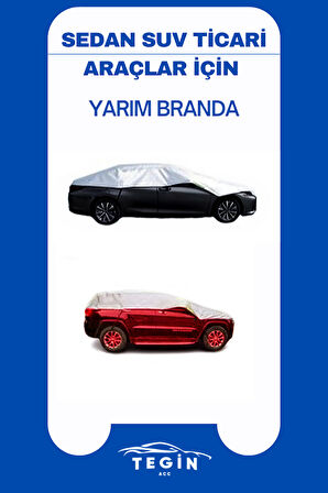 Honda Civic 1983 - 1987 Sedan Uyumlu SolarBlock Yarım Araba Brandası
