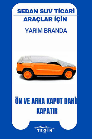 Nissan Altima 1992 - 1998 Sedan Uyumlu SolarBlock Yarım Araba Brandası