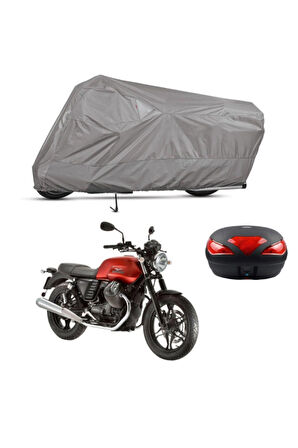 Moto Guzzi Stone 750 Arka Çanta   Bağlantı Tokalı  Uyumlu SolarBlock  Motosiklet Brandası Örtüsü