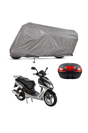 Salcano Tm 150-t10 Arka Çanta   Bağlantı Tokalı  Uyumlu SolarBlock Prime Motosiklet Brandası Örtüsü