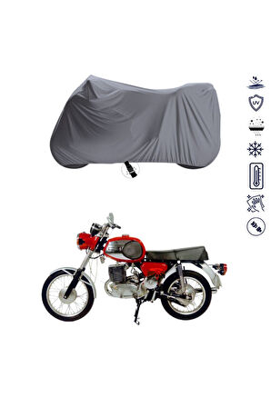 MotoZeen Puma MZ 100 A  Bağlantı Tokalı  Uyumlu SolarBlock Prime Motosiklet Brandası Örtüsü