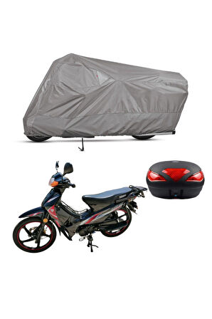 Motozeen Puma Mz 100a Arka Çanta   Bağlantı Tokalı  Uyumlu SolarBlock  Motosiklet Brandası Örtüsü