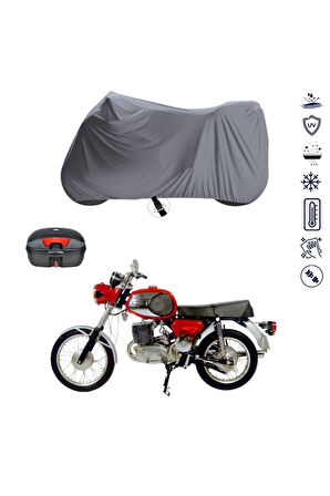 MotoZeen Puma MZ 100A Arka Çanta  Bağlantı Tokalı  Uyumlu SolarBlock  Motosiklet Brandası Örtüsü