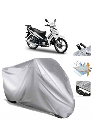 Motoran Zs 100  Arka Çanta (bağlantı Tokalı) Uyumlu SolarBlock Prime Motosiklet Brandası Örtüsü