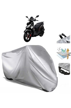 Sym Hd2 200i Evo  Arka Çanta (bağlantı Tokalı) Uyumlu SolarBlock Prime Motosiklet Brandası Örtüsü