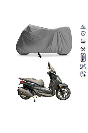 Piaggio Beverly S 400  Bağlantı Tokalı  Uyumlu SolarBlock Prime Motosiklet Brandası Örtüsü