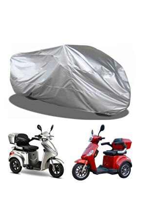 Tek Koltuklu 3 Tekerlekli Elektrik  Uyumlu SolarBlock  Motosiklet Brandası