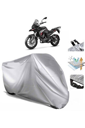 Benelli Trk 251  Arka Çanta (bağlantı Tokalı) Uyumlu SolarBlock Prime Motosiklet Brandası Örtüsü