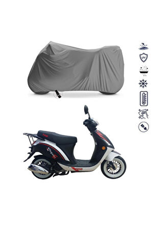 Tgb Elegance 50cc  Bağlantı Tokalı  Uyumlu SolarBlock Prime Motosiklet Brandası Örtüsü