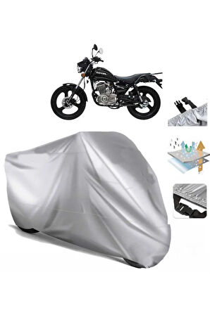 Asya Elegant 150  Arka Çanta (bağlantı Tokalı) Uyumlu SolarBlock Prime Motosiklet Brandası Örtüsü