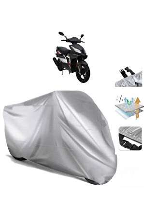 Mondial 125 Ardour Arka Çanta (BAĞLANTI TOKALI) Uyumlu Solarblock Prime Motosiklet Brandası Örtüsü