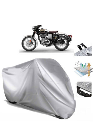 Royal Enfield Classic 500 (bağlantı Tokalı) Uyumlu SolarBlock Prime Motosiklet Brandası Örtüsü