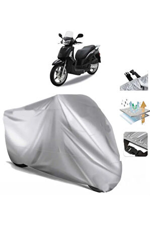 Kymco People S 200 Arka Çanta (BAĞLANTI TOKALI) Uyumlu Solarblock Prime Motosiklet Brandası Örtüsü